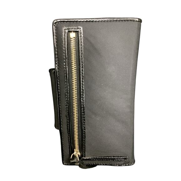 Kate Spade Wallet Women’s 1 Size Leather Interior &Nylon Exterior Foldable Black - Picture 2 of 7